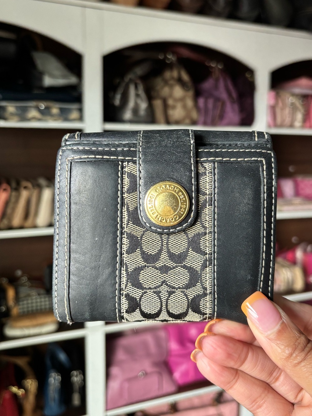 🖤🩶COACH Ergo Signature Wallet🩶🖤
